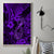 Hawaii Fish Hook Canvas Wall Art Hibiscus Hawaii Tribal Tattoo Purple Version - Wonder Print Shop