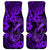Hawaii Fish Hook Car Mats Hibiscus Hawaii Tribal Tattoo Purple Version - Wonder Print Shop