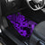 Hawaii Fish Hook Car Mats Hibiscus Hawaii Tribal Tattoo Purple Version - Wonder Print Shop