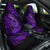 Hawaii Fish Hook Car Seat Cover Hibiscus Hawaii Tribal Tattoo Purple Version - Wonder Print Shop