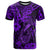 Hawaii Fish Hook T Shirt Hibiscus Hawaii Tribal Tattoo Purple Version - Wonder Print Shop