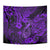 Hawaii Fish Hook Tapestry Hibiscus Hawaii Tribal Tattoo Purple Version - Wonder Print Shop