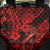 Hawaii Fish Hook Back Car Seat Cover Hibiscus Hawaii Tribal Tattoo Red Version - Wonder Print Shop