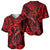 Hawaii Fish Hook Baseball Jersey Hibiscus Hawaii Tribal Tattoo Red Version - Wonder Print Shop