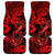 Hawaii Fish Hook Car Mats Hibiscus Hawaii Tribal Tattoo Red Version - Wonder Print Shop