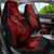 Hawaii Fish Hook Car Seat Cover Hibiscus Hawaii Tribal Tattoo Red Version - Wonder Print Shop