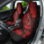Hawaii Fish Hook Car Seat Cover Hibiscus Hawaii Tribal Tattoo Red Version - Wonder Print Shop