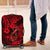 Hawaii Fish Hook Luggage Cover Hibiscus Hawaii Tribal Tattoo Red Version - Wonder Print Shop