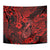 Hawaii Fish Hook Tapestry Hibiscus Hawaii Tribal Tattoo Red Version - Wonder Print Shop