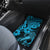 Hawaii Fish Hook Car Mats Hibiscus Hawaii Tribal Tattoo Sky Blue Version - Wonder Print Shop