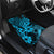 Hawaii Fish Hook Car Mats Hibiscus Hawaii Tribal Tattoo Sky Blue Version - Wonder Print Shop