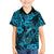 Hawaii Fish Hook Hawaiian Shirt Hibiscus Hawaii Tribal Tattoo Sky Blue Version - Wonder Print Shop
