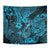 Hawaii Fish Hook Tapestry Hibiscus Hawaii Tribal Tattoo Sky Blue Version - Wonder Print Shop