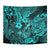 Hawaii Fish Hook Tapestry Hibiscus Hawaii Tribal Tattoo Turquoise Version - Wonder Print Shop