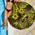 Hawaii Fish Hook Beach Blanket Hibiscus Hawaii Tribal Tattoo Yellow Version - Wonder Print Shop