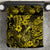 Hawaii Fish Hook Bedding Set Hibiscus Hawaii Tribal Tattoo Yellow Version - Wonder Print Shop