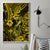 Hawaii Fish Hook Canvas Wall Art Hibiscus Hawaii Tribal Tattoo Yellow Version - Wonder Print Shop