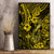 Hawaii Fish Hook Canvas Wall Art Hibiscus Hawaii Tribal Tattoo Yellow Version - Wonder Print Shop