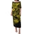 Hawaii Fish Hook Puletasi Hibiscus Hawaii Tribal Tattoo Yellow Version - Wonder Print Shop