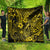 Hawaii Fish Hook Quilt Hibiscus Hawaii Tribal Tattoo Yellow Version - Wonder Print Shop