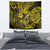 Hawaii Fish Hook Tapestry Hibiscus Hawaii Tribal Tattoo Yellow Version - Wonder Print Shop