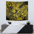 Hawaii Fish Hook Tapestry Hibiscus Hawaii Tribal Tattoo Yellow Version - Wonder Print Shop