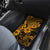 Hawaii King Kamehameha Car Mats Polynesian Pattern Gold Version - Wonder Print Shop