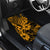 Hawaii King Kamehameha Car Mats Polynesian Pattern Gold Version - Wonder Print Shop