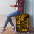 Hawaii King Kamehameha Luggage Cover Polynesian Pattern Gold Version - Wonder Print Shop