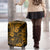 Hawaii King Kamehameha Luggage Cover Polynesian Pattern Gold Version - Wonder Print Shop