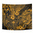 Hawaii King Kamehameha Tapestry Polynesian Pattern Gold Version - Wonder Print Shop