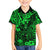 Hawaii King Kamehameha Kid Hawaiian Shirt Polynesian Pattern Green Version - Wonder Print Shop