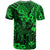 Hawaii King Kamehameha T Shirt Polynesian Pattern Green Version - Wonder Print Shop
