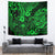 Hawaii King Kamehameha Tapestry Polynesian Pattern Green Version - Wonder Print Shop