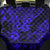Hawaii King Kamehameha Back Car Seat Cover Polynesian Pattern Navy Blue Version - Wonder Print Shop