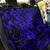Hawaii King Kamehameha Back Car Seat Cover Polynesian Pattern Navy Blue Version - Wonder Print Shop
