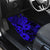 Hawaii King Kamehameha Car Mats Polynesian Pattern Navy Blue Version - Wonder Print Shop
