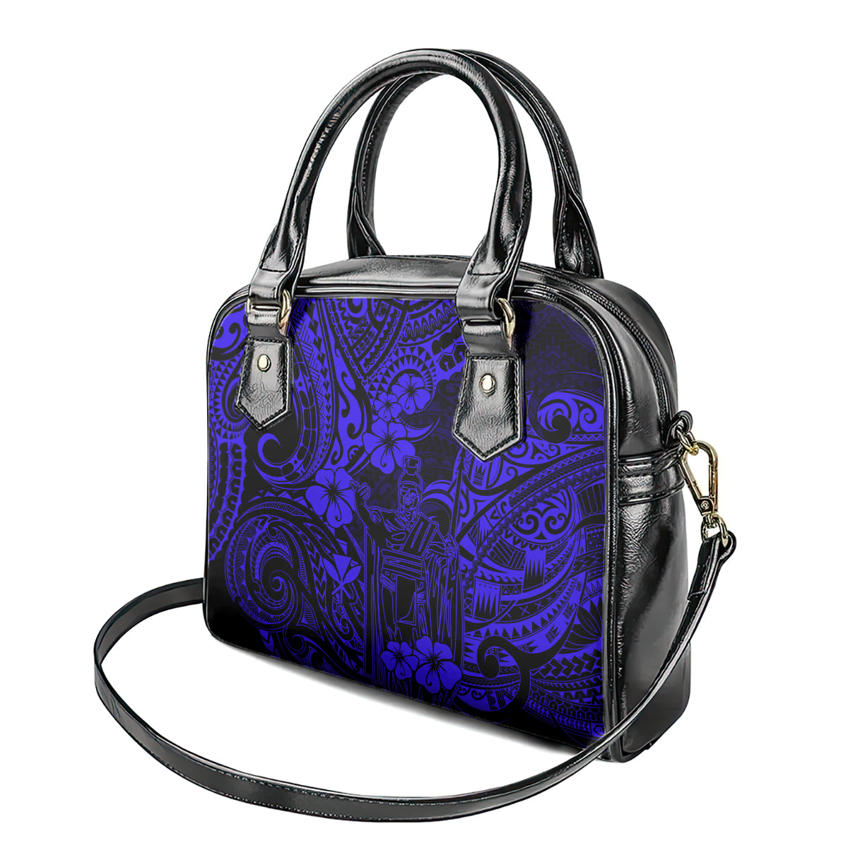 hawaii-king-kamehameha-shoulder-handbag-polynesian-pattern-navy-blue-version