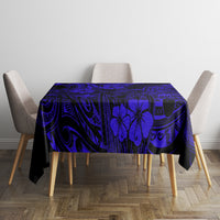 Hawaii King Kamehameha Tablecloth Polynesian Pattern Navy Blue Version - Wonder Print Shop