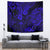 Hawaii King Kamehameha Tapestry Polynesian Pattern Navy Blue Version - Wonder Print Shop