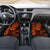 Hawaii King Kamehameha Car Mats Polynesian Pattern Orange Version - Wonder Print Shop