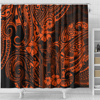 hawaii-king-kamehameha-shower-curtain-polynesian-pattern-orange-version