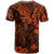 Hawaii King Kamehameha T Shirt Polynesian Pattern Orange Version - Wonder Print Shop