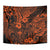 Hawaii King Kamehameha Tapestry Polynesian Pattern Orange Version - Wonder Print Shop