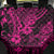Hawaii King Kamehameha Back Car Seat Cover Polynesian Pattern Pink Version - Wonder Print Shop