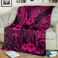 hawaii-king-kamehameha-blanket-polynesian-pattern-pink-version