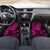 Hawaii King Kamehameha Car Mats Polynesian Pattern Pink Version - Wonder Print Shop