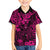 Hawaii King Kamehameha Kid Hawaiian Shirt Polynesian Pattern Pink Version - Wonder Print Shop