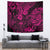 Hawaii King Kamehameha Tapestry Polynesian Pattern Pink Version - Wonder Print Shop