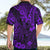 Hawaii King Kamehameha Hawaiian Shirt Polynesian Pattern Purple Version - Wonder Print Shop